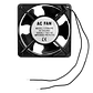 Ventilador 12x12cm, 220V AC para Turbina, Sin Enchufe - Miniatura 2