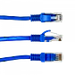 Cable Patch Cord Azul Multifilar CCA Aleacion Cat5e 2mt RJ45 inyectado - Miniatura 4