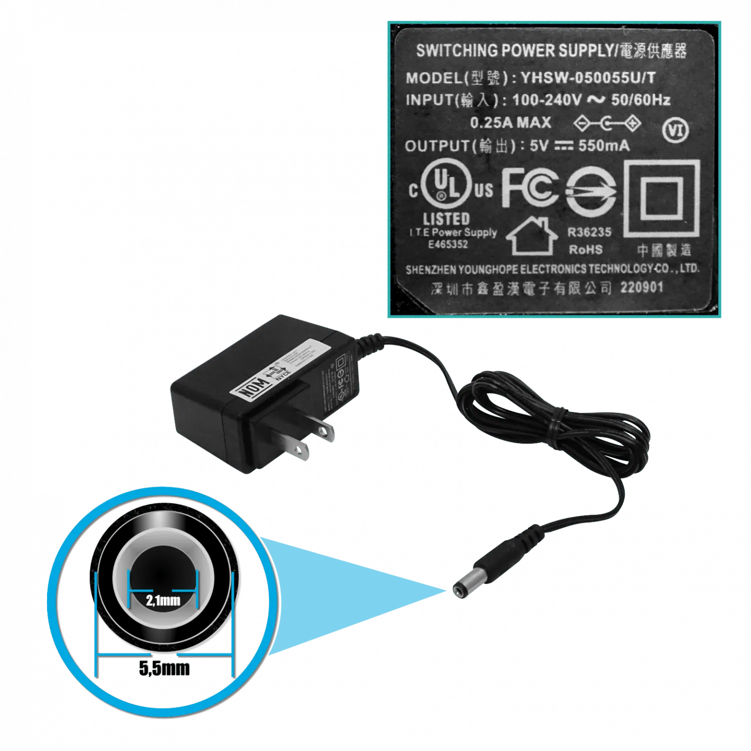 Switch D-Link DES-1005A No Administrable 5 puertos fast Ethernet 6