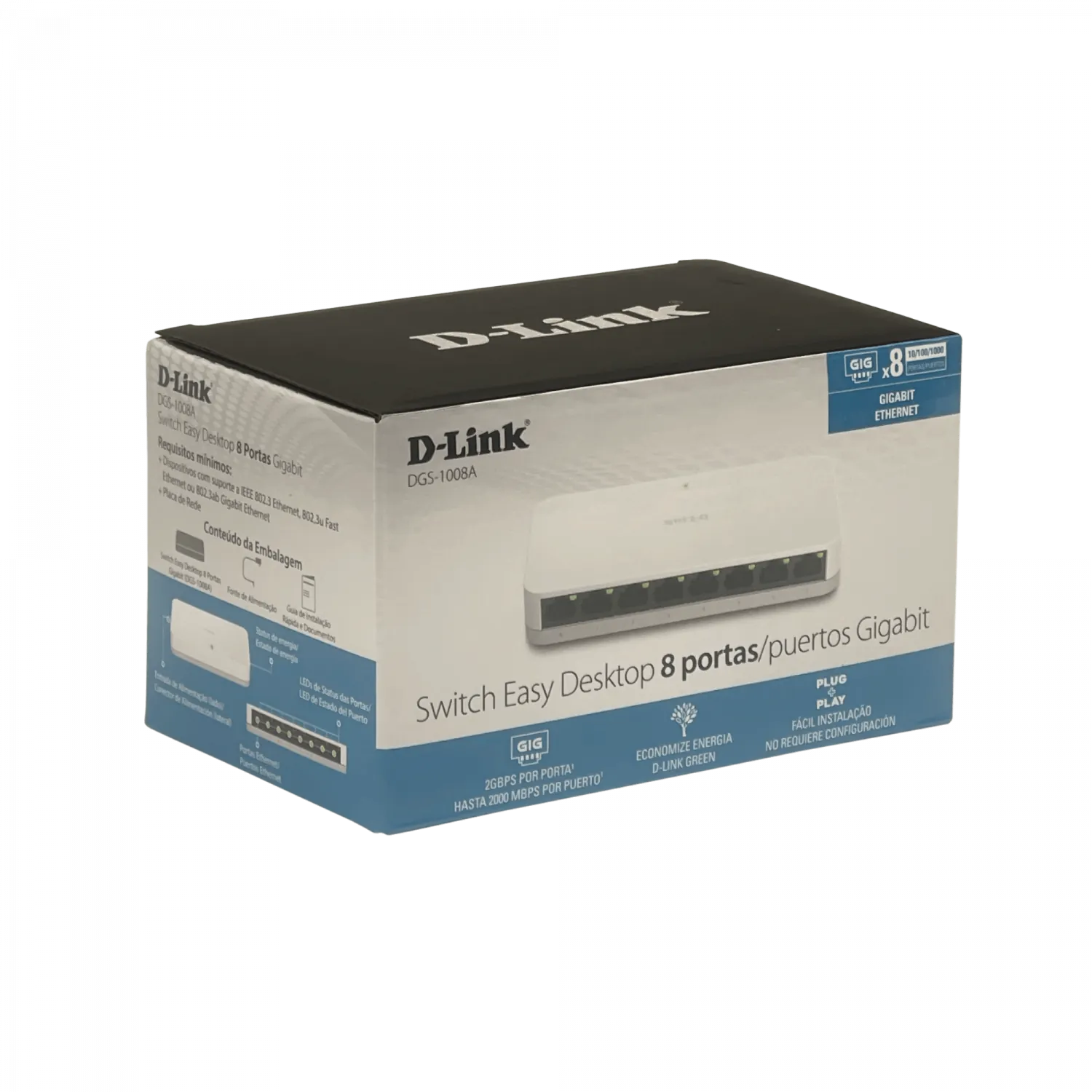 Switch 8 Puertos, 1GB DLN  D-link 6