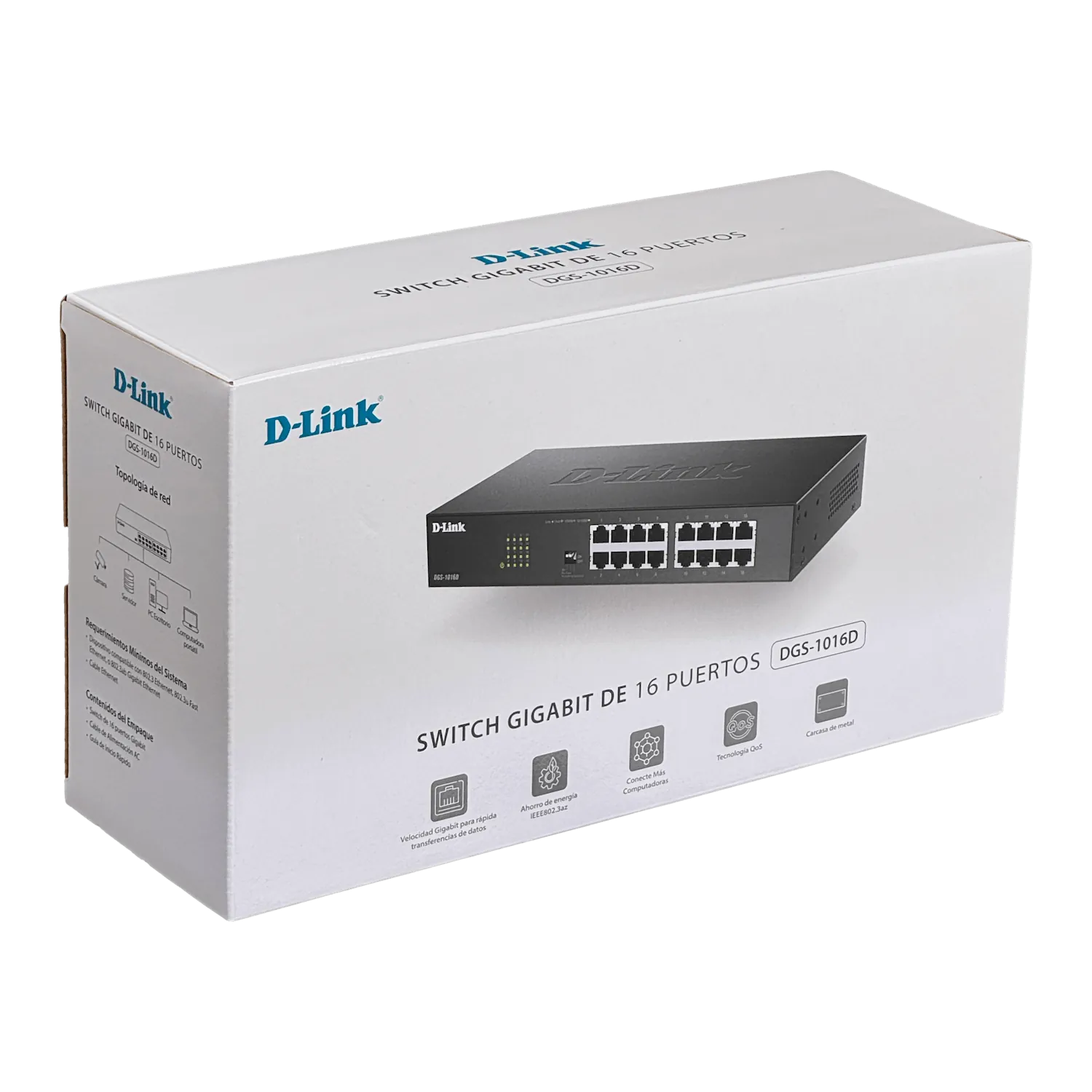 Switch D-link 16Port 10/100/1000 Rack 4