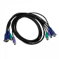 Cables para KVM 3mt PS2 VGA-Macho-Macho D-link - Miniatura 2