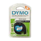 ETIQUETA PLASTICA DYMO NEGRO SOBRE BLANCO 12MM X 4M  LETRATAG - Miniatura 2