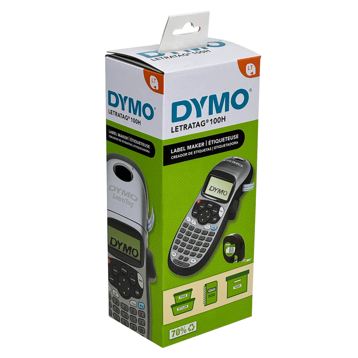 Etiquetadora Rotuladora DYMO LetraTag  LT100H req-Pilas/4-AA 6