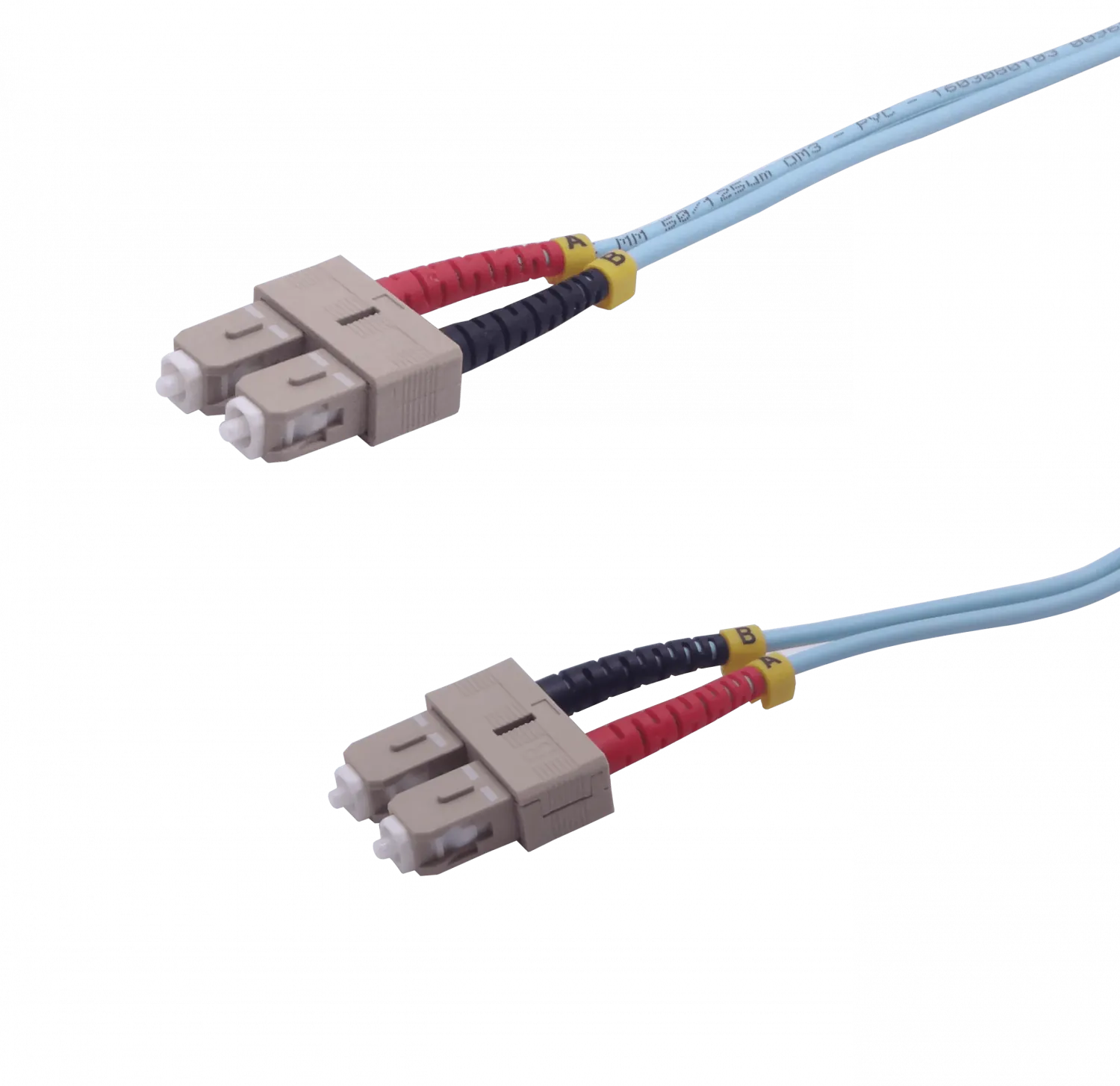 Jumper Fibra Optica 15mt SC-SC OM3 MultiModo MM Duplex  3.0mm 50/125um LSZH 2