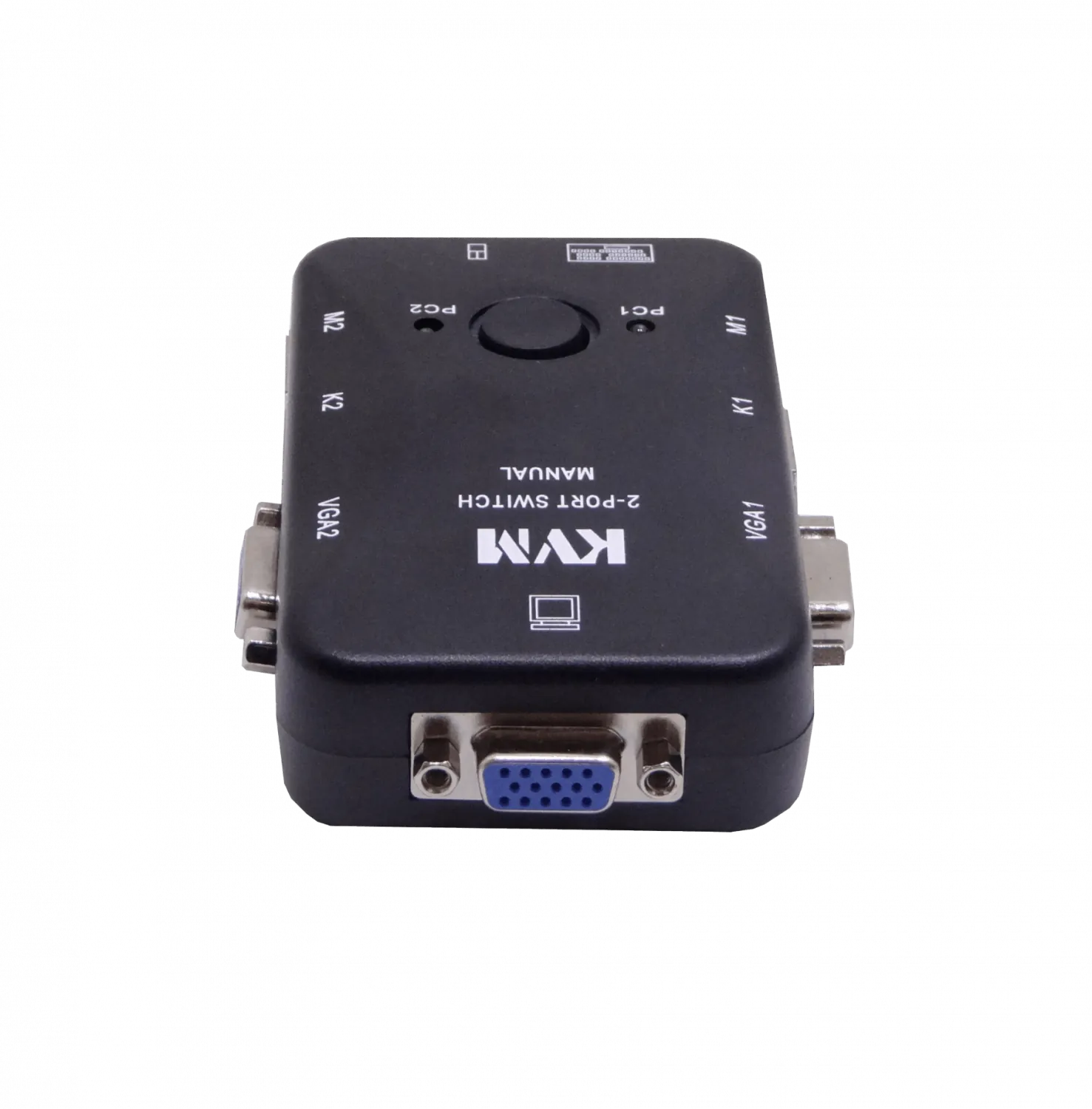 KVM 2-PS2-VGA requiere-Cables no-req-Fuente-Poder 4