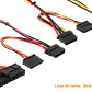 Fuente de Poder ATX 550W DM Sata, Requiere Cable C13, Opcional Salida C14 - Miniatura 2