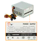 Fuente de Poder ATX 550W DM Sata, Requiere Cable C13, Opcional Salida C14 - Miniatura 4