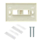 Faceplate Furukawa para 2-Keystone Blanco Plano 2P 70x114mm  - Miniatura 2