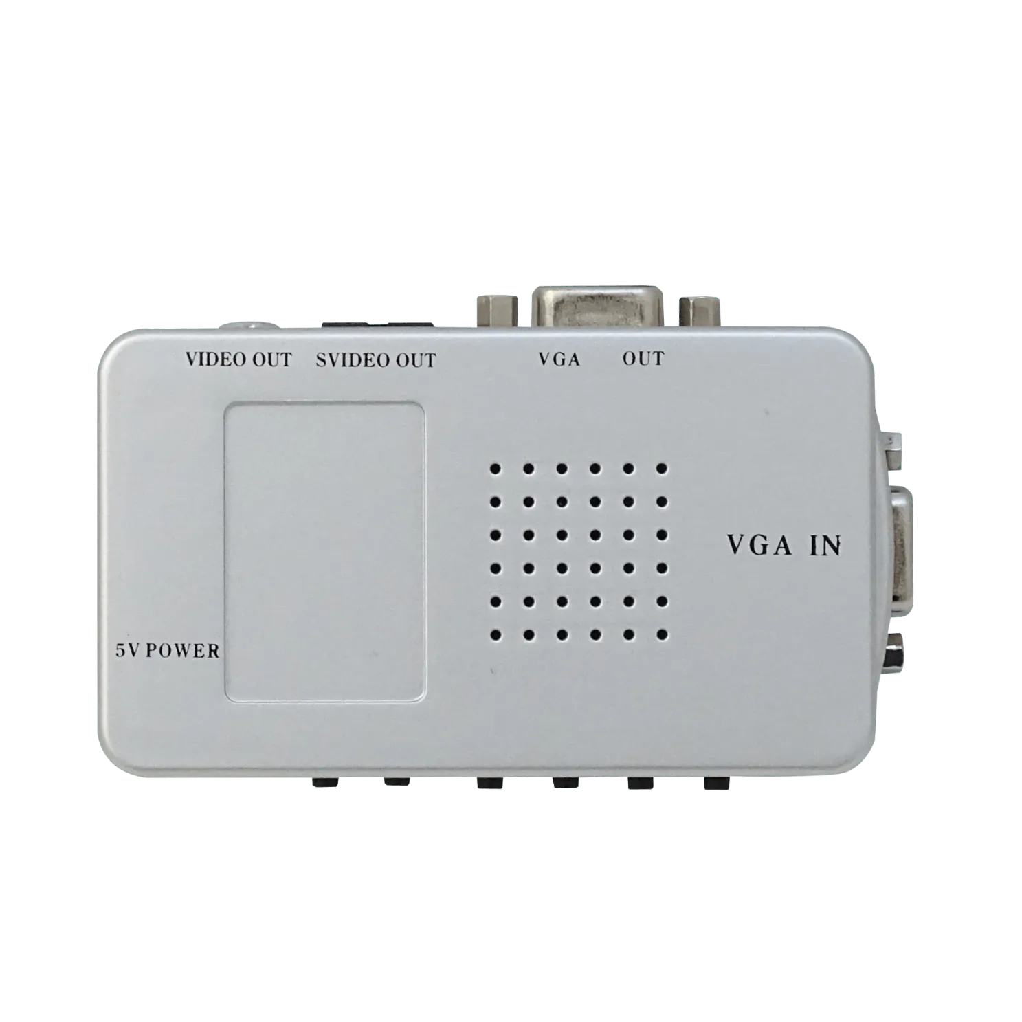Convertidor VGA Hembra a RCA Hembra + S-Video, Requiere Fuente USB 5V 3