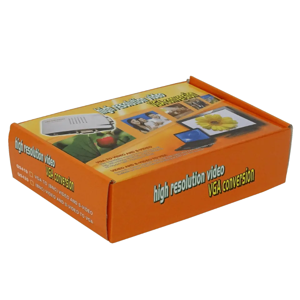 Convertidor VGA Hembra a RCA Hembra + S-Video, Requiere Fuente USB 5V 5