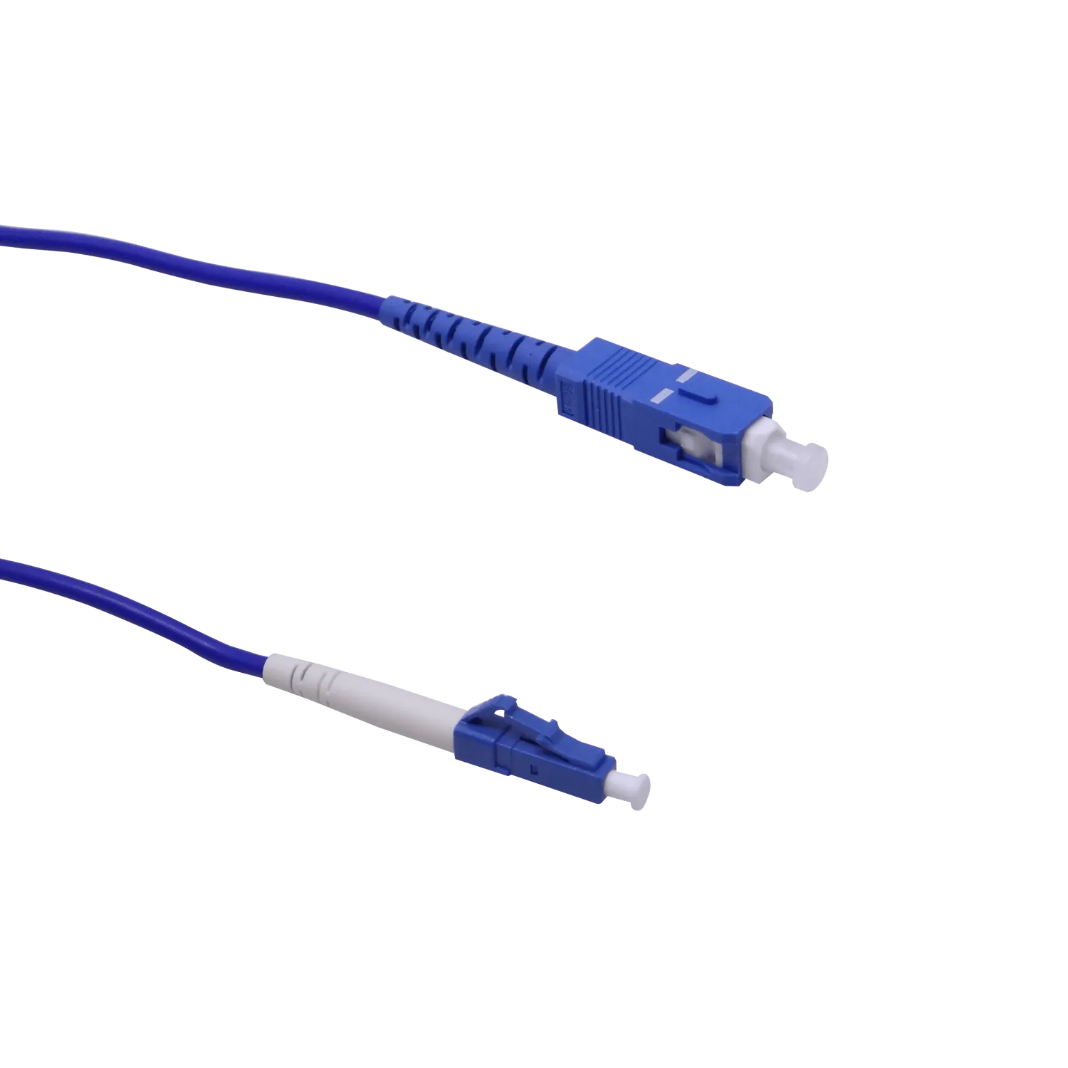Jumper Blindado 1mt LC-SC SM Simplex Jumper Cable Fibra 3.0mm 9/125um 2