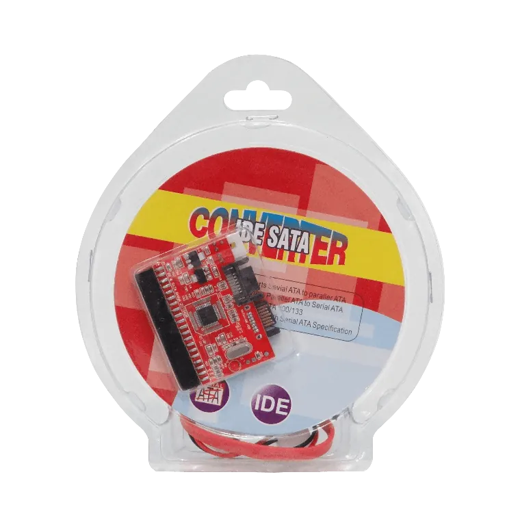 Convertidor IDE/SATA Bidireccional c/ Cable de Datos SATA 5