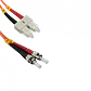 Jumper Fibra 1mt ST-SC OM1 MultiModo MM Duplex  62.5/125um LSZH - Miniatura 2