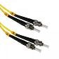 Jumper Cable Fibra 1mt ST-ST MonoModo SM Duplex  9/125um 3mm - Miniatura 3