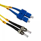Jumper Cable Fibra 5mt ST/UPC-SC/UPC MonoModo SM Duplex  9/125um 3mm - Miniatura 2