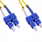 Jumper Cable Fibra 1mt SC-SC/UPC MonoModo SM Duplex  9/125um 3mm - Miniatura 2