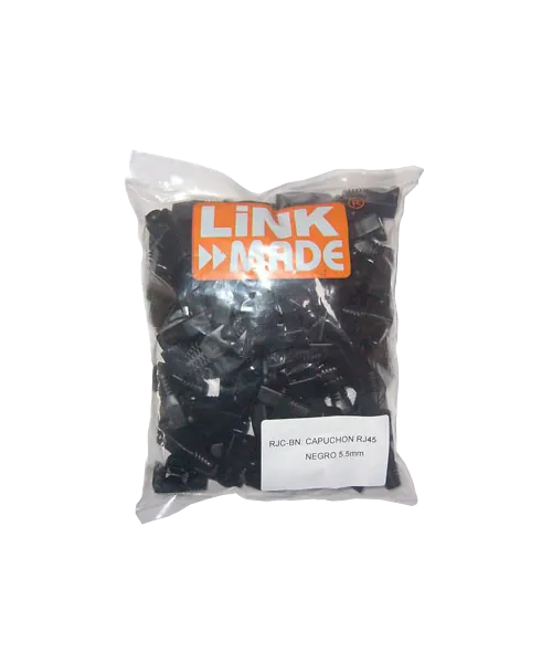 Capuchon p/RJ45 Negro Bolsa-100-unidades  3