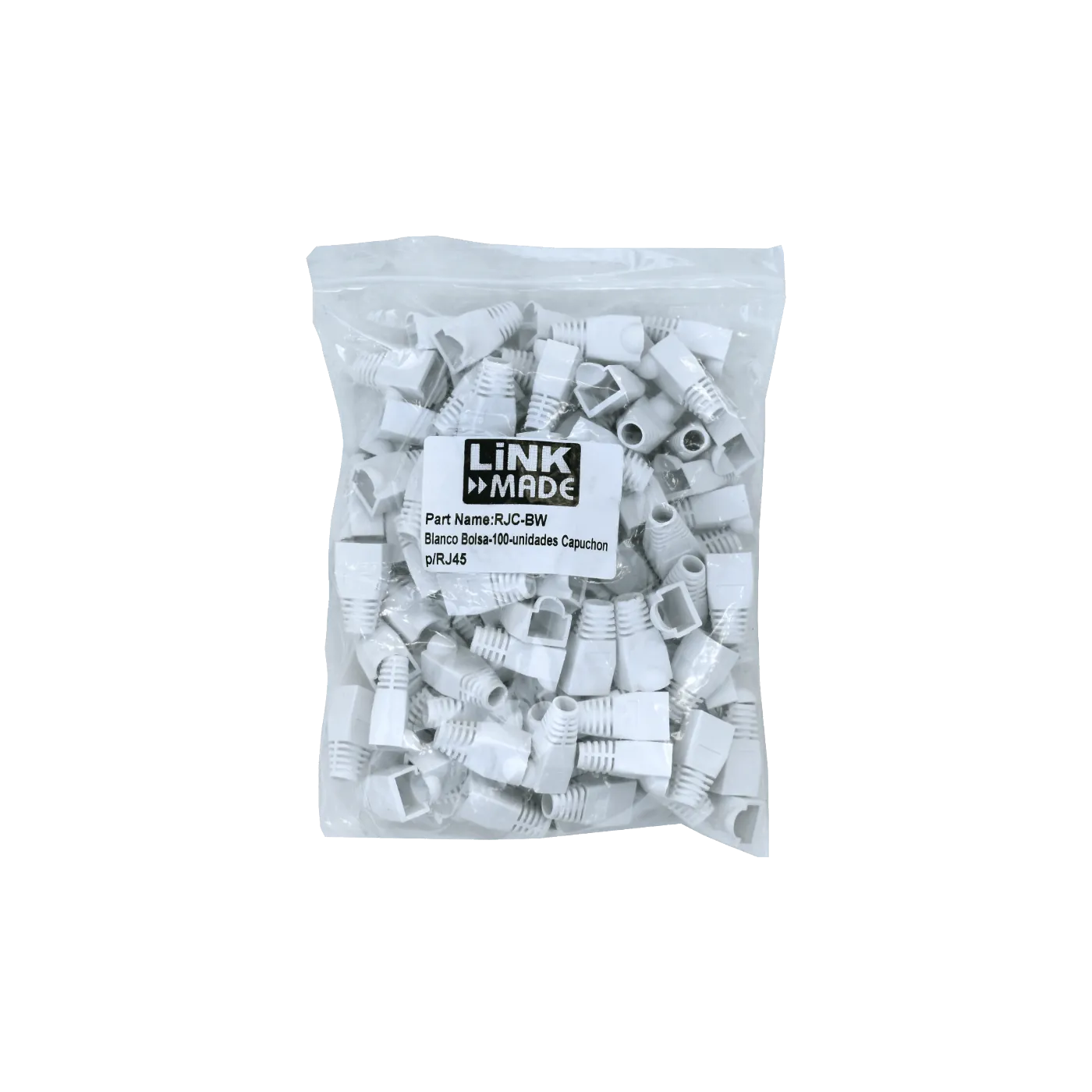 Capuchon p/RJ45 Blanco Bolsa-100-unidades  3