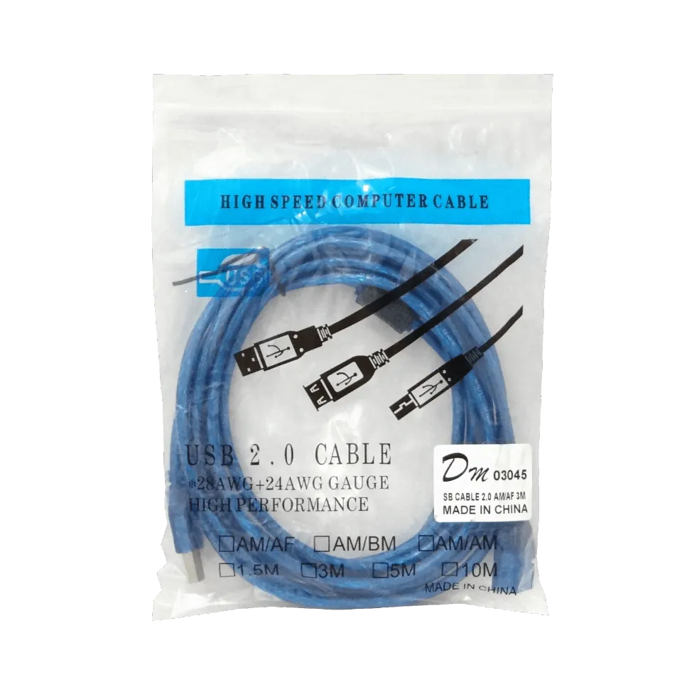Cable de Extensión USB 3.0, 3m, A-M a A-H, Pasivo 3