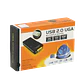 Adaptador USB 2.0 a DVI, Resolución 2048x1152 32bit, Incluye DVI a HDMI y DVI a VGA - Miniatura 4