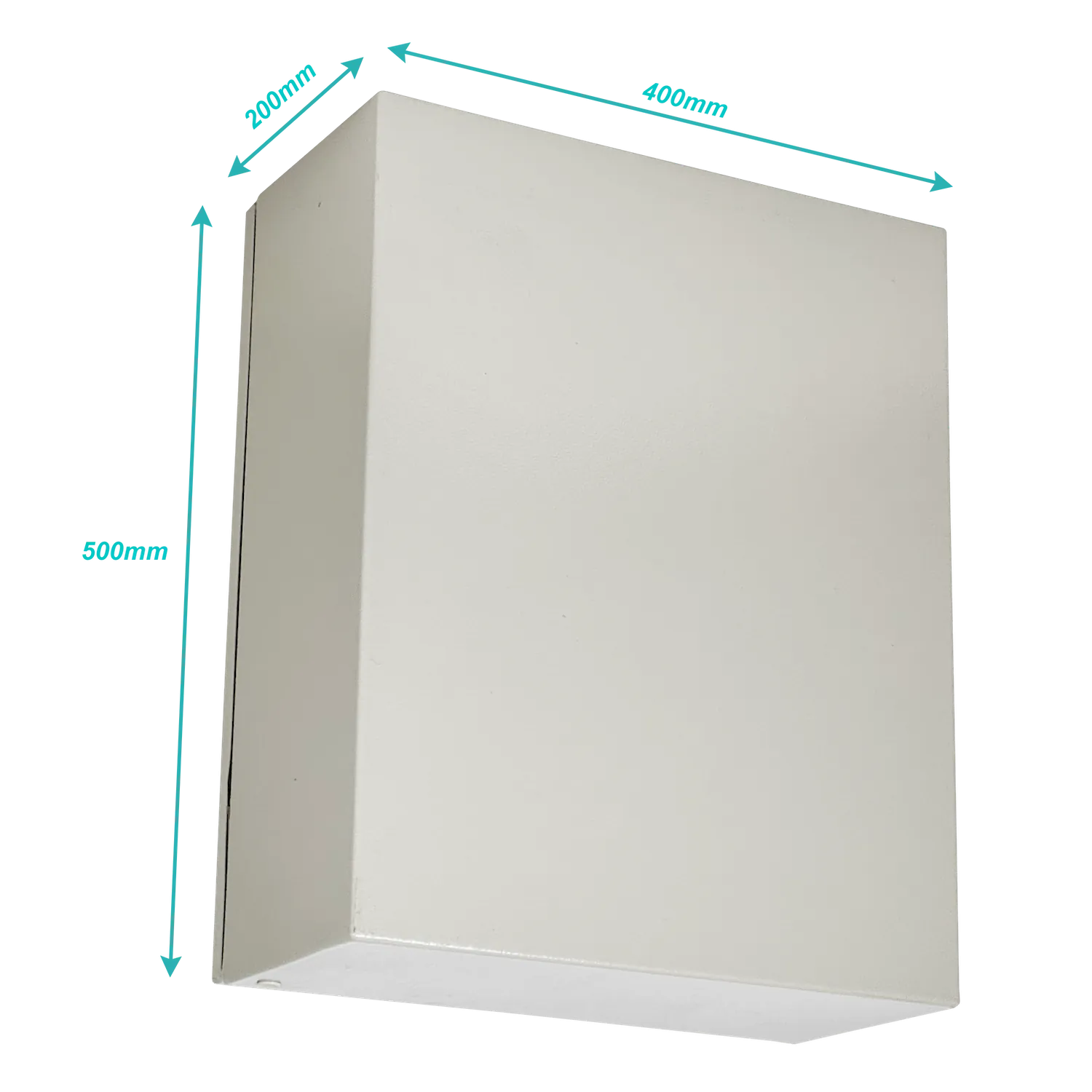 Caja Metalica IP54 Beige 500x400x200mm 1-chapa-sin/Llave  3
