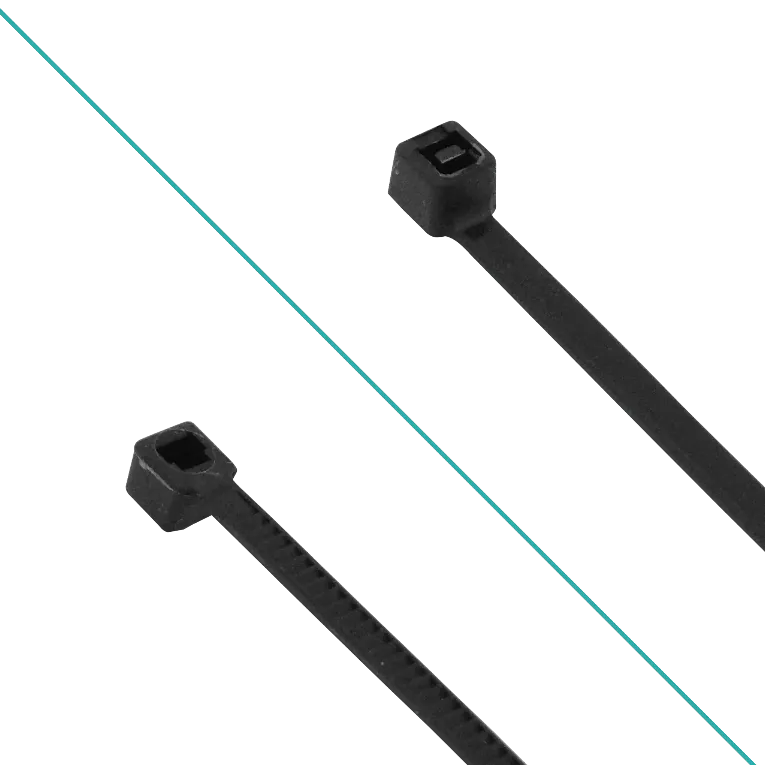 Amarra Plastica Nylon Negra 50-un 200x2,5mm  2.5x200mm 2
