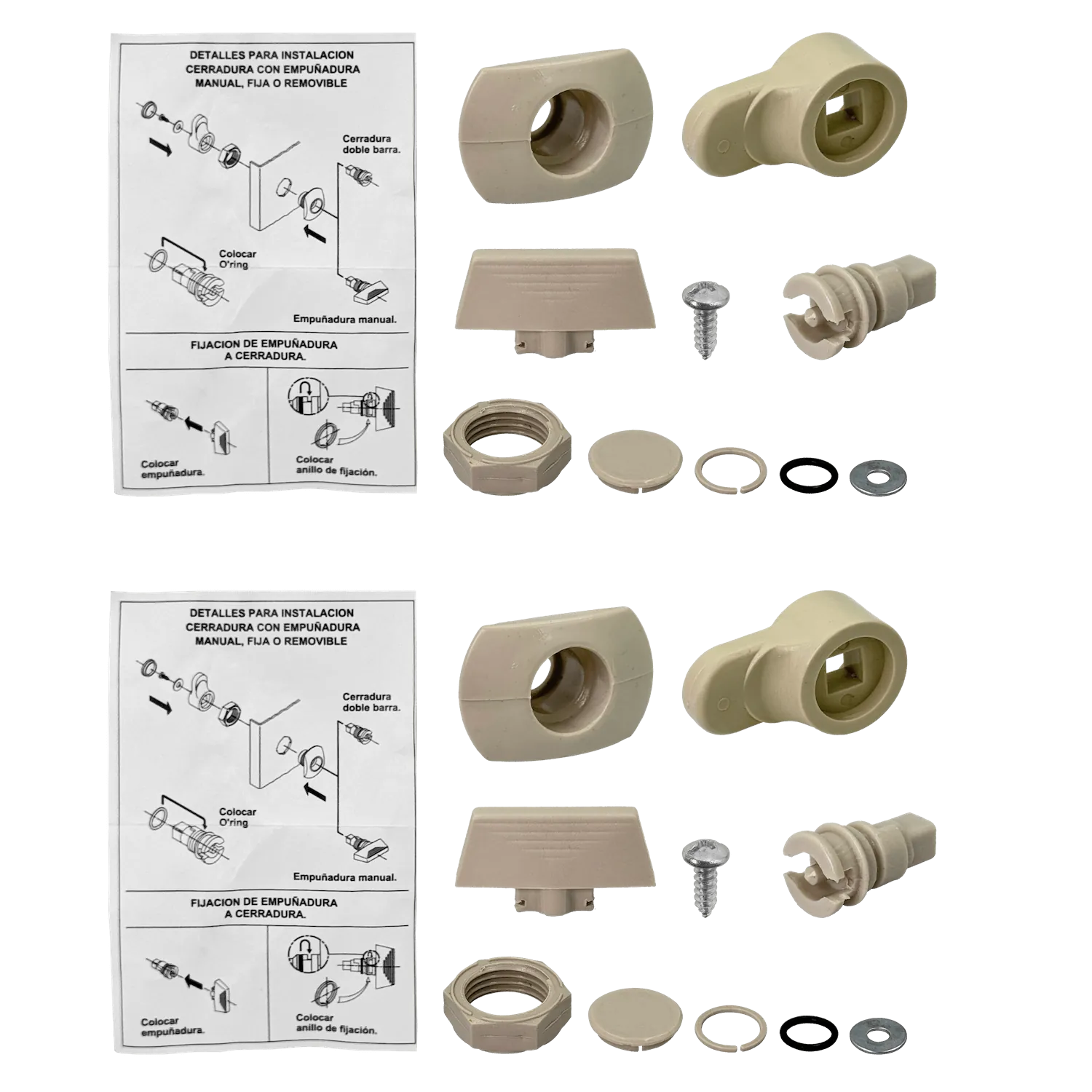Caja Metalica IP54 Beige 500x400x200mm 1-chapa-sin/Llave  4