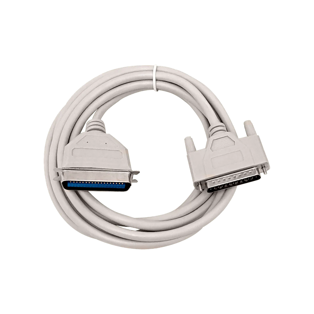 Cable Paralelo 2,5mt p/Impresora DB25-Macho CEN36 Gris VW-1 Centronics 2