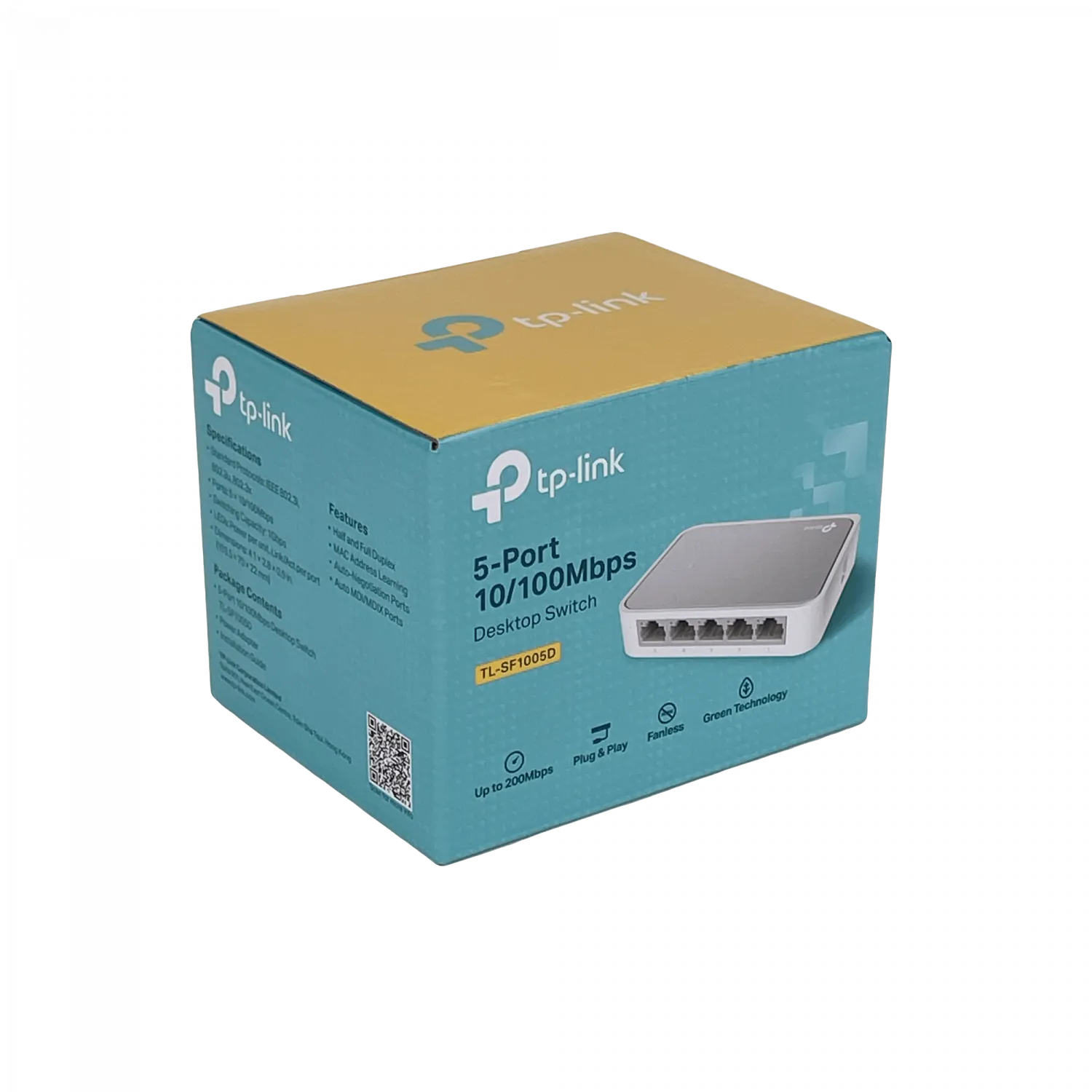 Switch TP-LINK TL-SF1005D 5 Puertos 10/100Mbps, Auto MDI/MDIX, Plug and Play, Fanless, No Administra 8