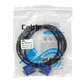 Cable VGA DB15 Macho a Macho, 1.8 Metros, Blindado, Negro - Miniatura 3