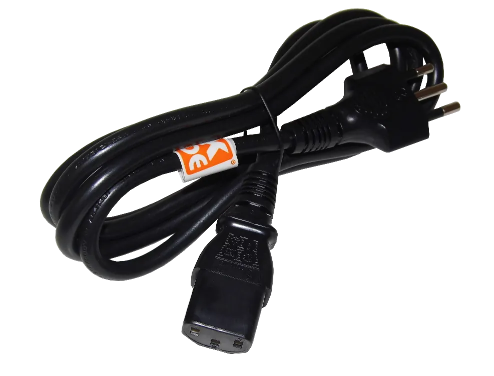 Cable de Poder 150cm C13 Hembra a Chile-It Macho Negro 3x0.75mm2 2