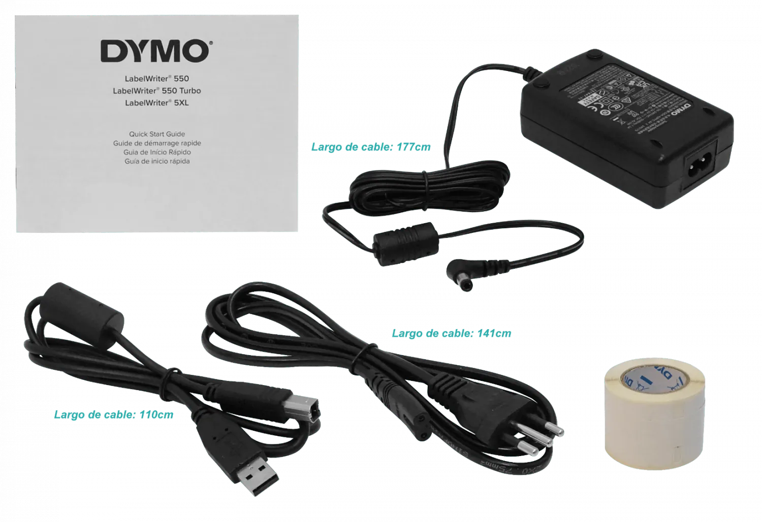 Impresora Termica 56mm 51/min Etiquetas-30xxx LabelWriter-550 DYMO  6
