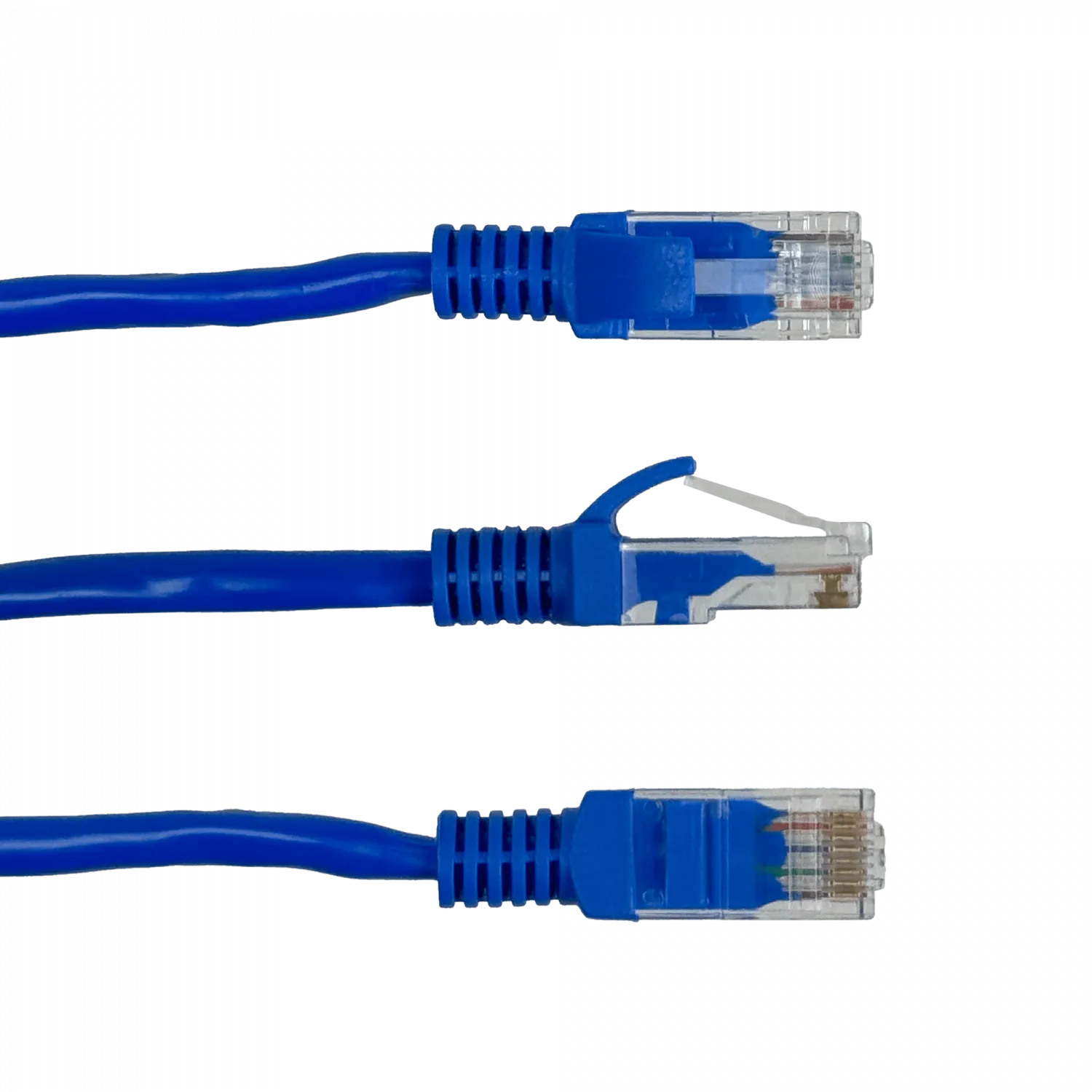 Cable Patch Ulink Cat5E Azul, 50cm, Inyectado, Multifilar 3