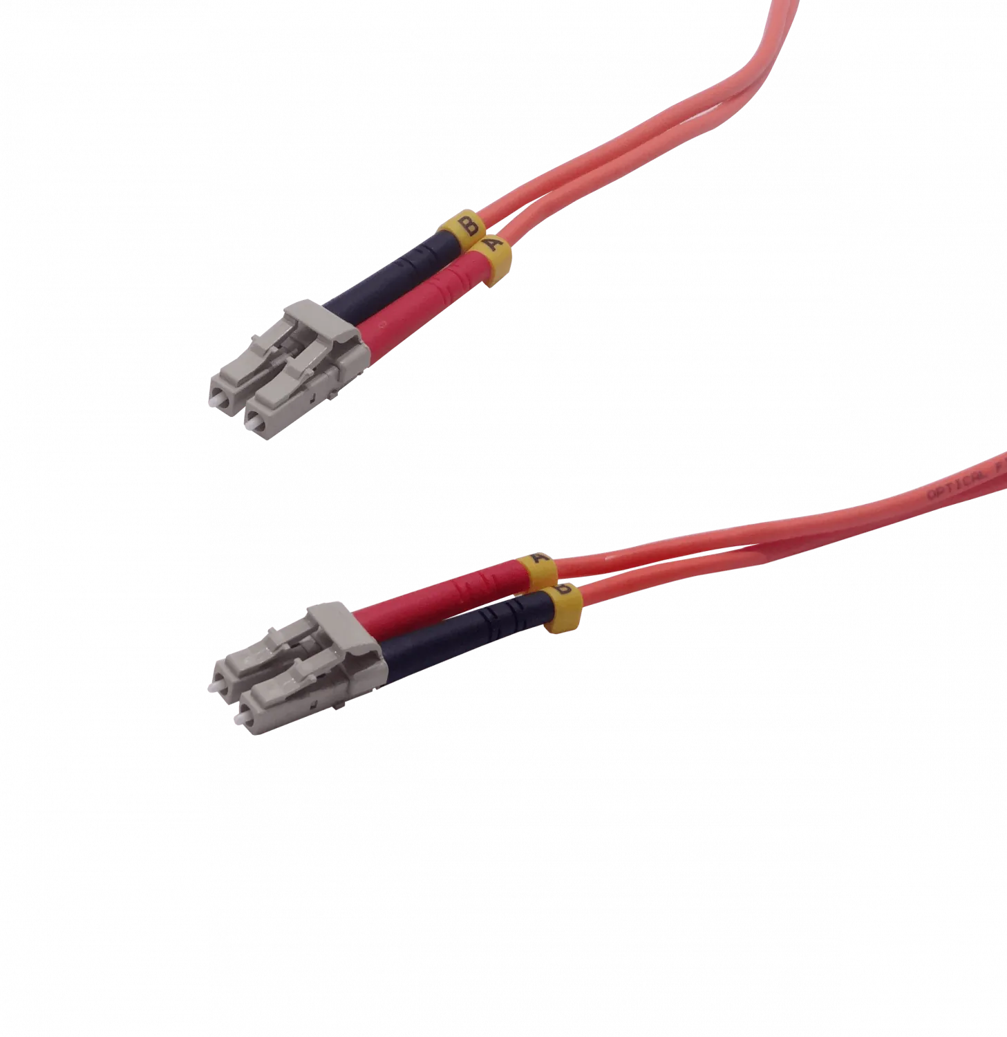 Jumper Fibra 1mt LC-LC OM1 MultiModo MM Duplex  62.5/125um 3mm LSZH 2
