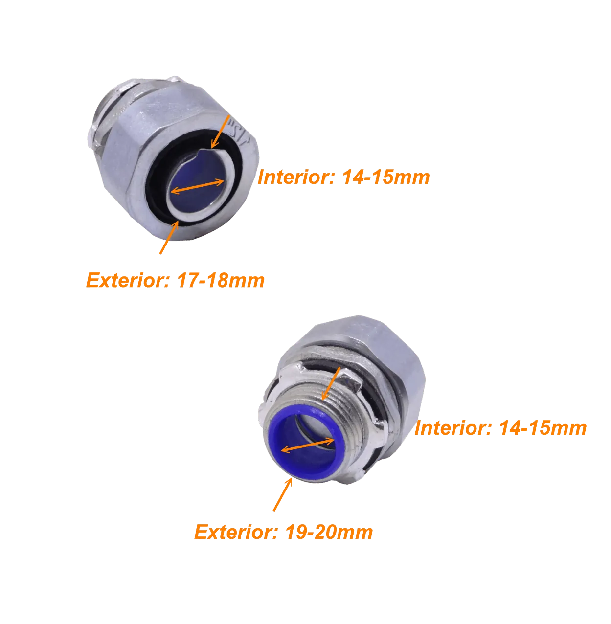 Prensa Estopa para Flexible Metalico 20mm 1/2-Pulg  Aislacion IP65 3