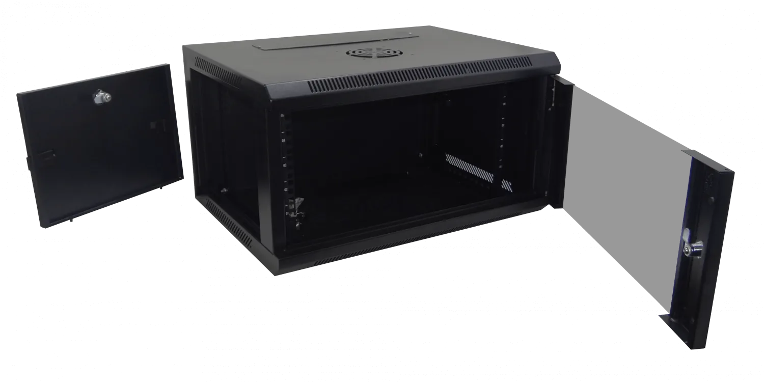 Gabinete Rack  5U 45cm Pared Negro 2