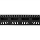 Ordenador de Cableado  2U Metal Plastico Negro  - Miniatura 3