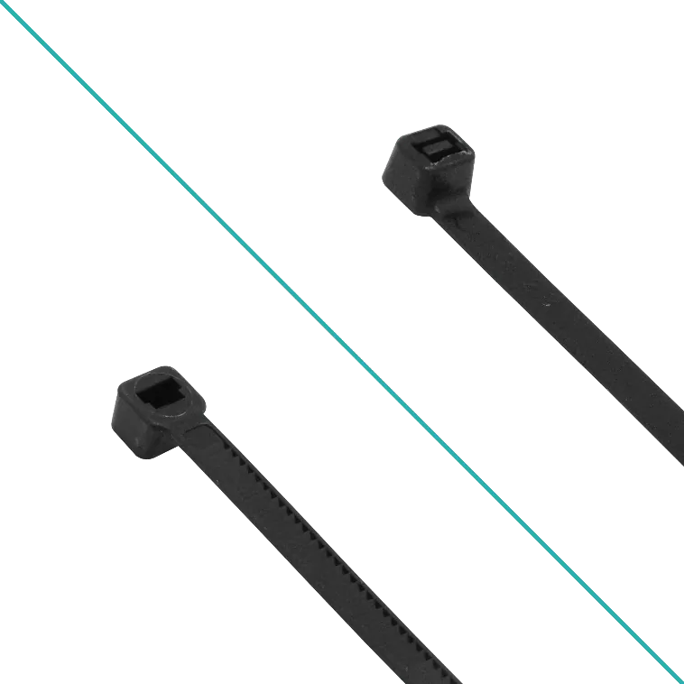 Amarra Plastica  50 un 400x4,8mm Negra Nylon 4.8x400mm 3