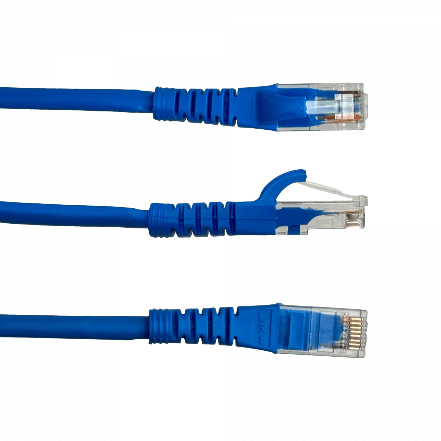Cable Patch Cat5e Azul LSZH 2 metros Inyectado Multifilar 3