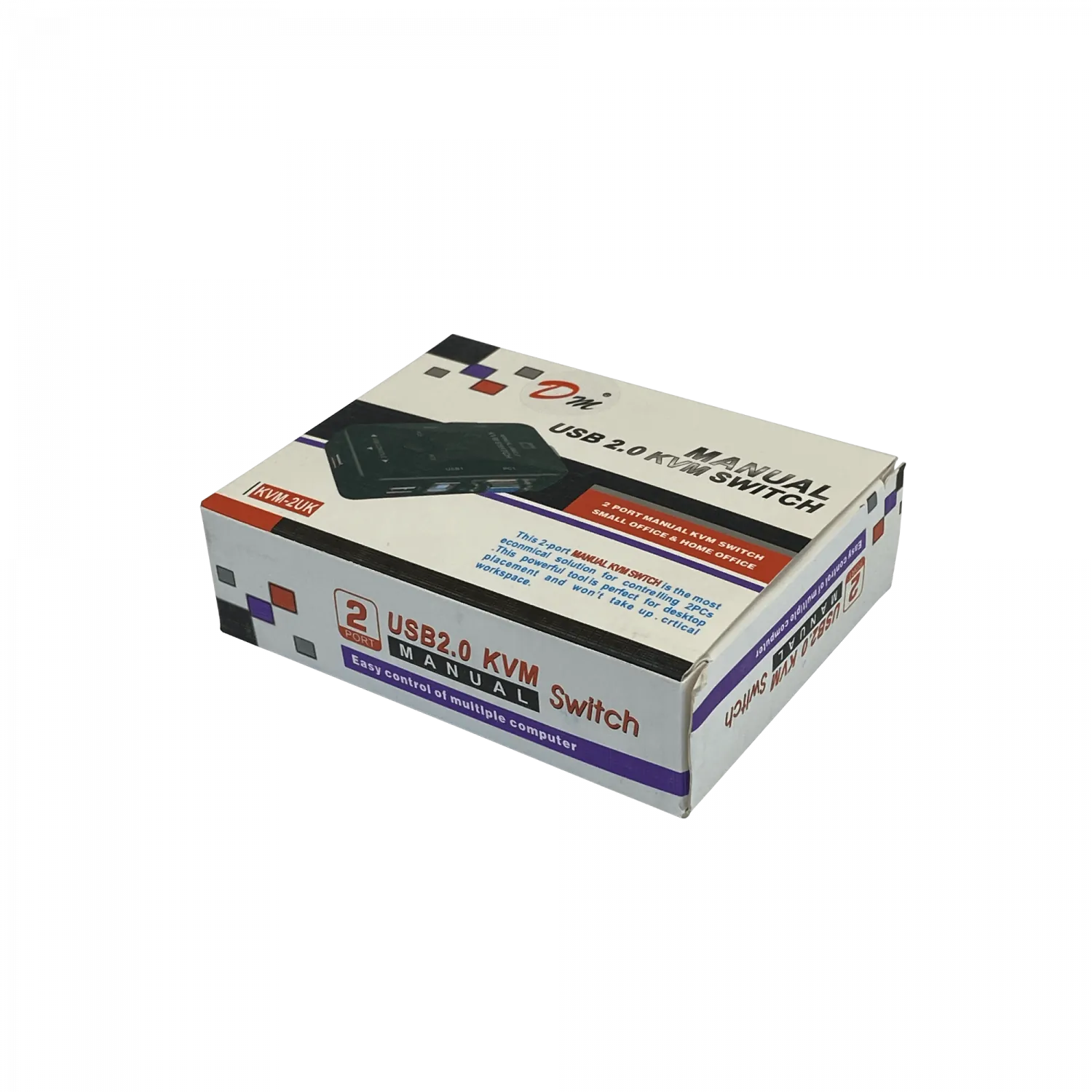 KVM 2 USB/VGA HUB-3-USB2.0  no-req-Fuente-Poder 1920x1440 req-Cables 4