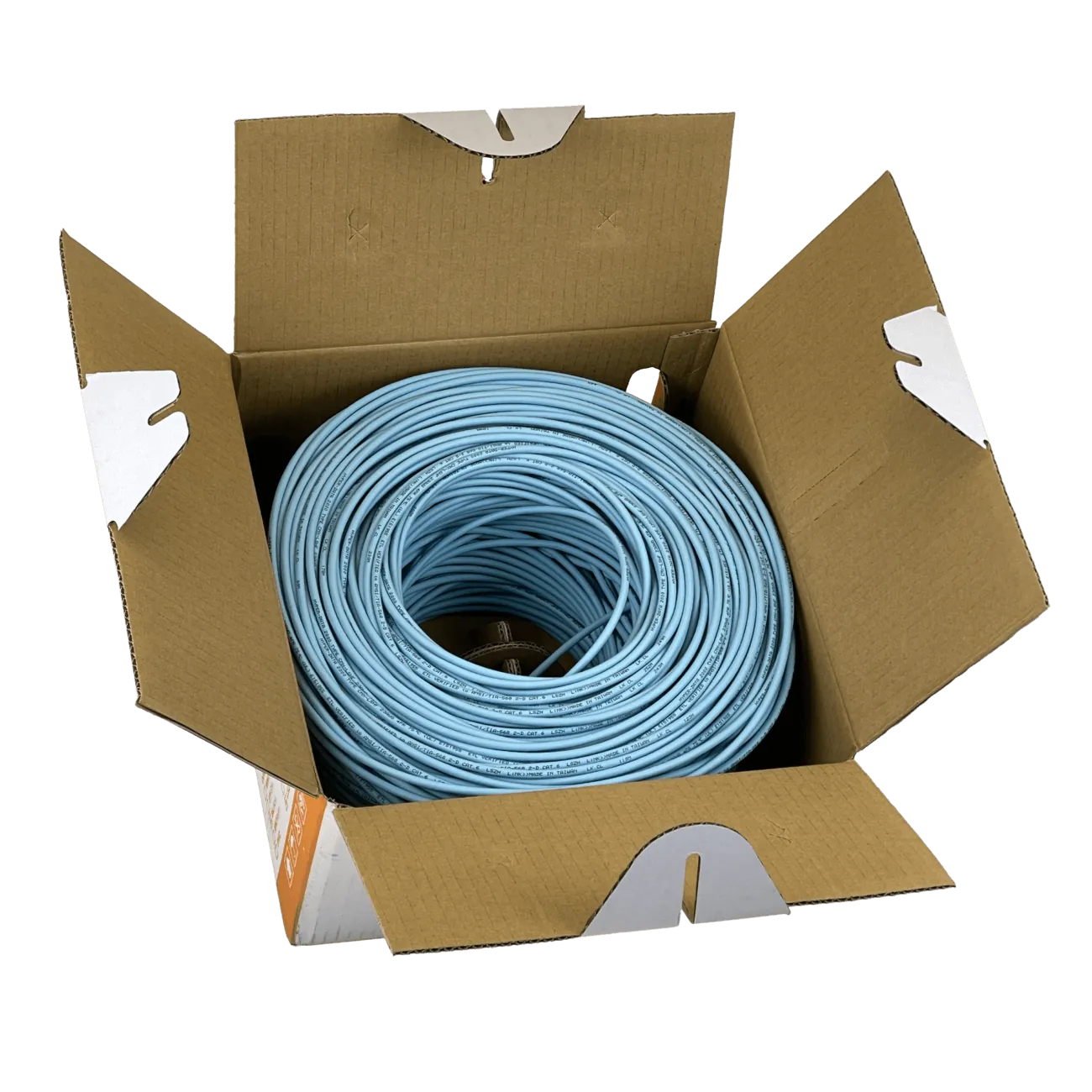 Cable UTP LSZH Azul CAT6 300mt Unifilar Cobre Caja Cable Taiwan 2