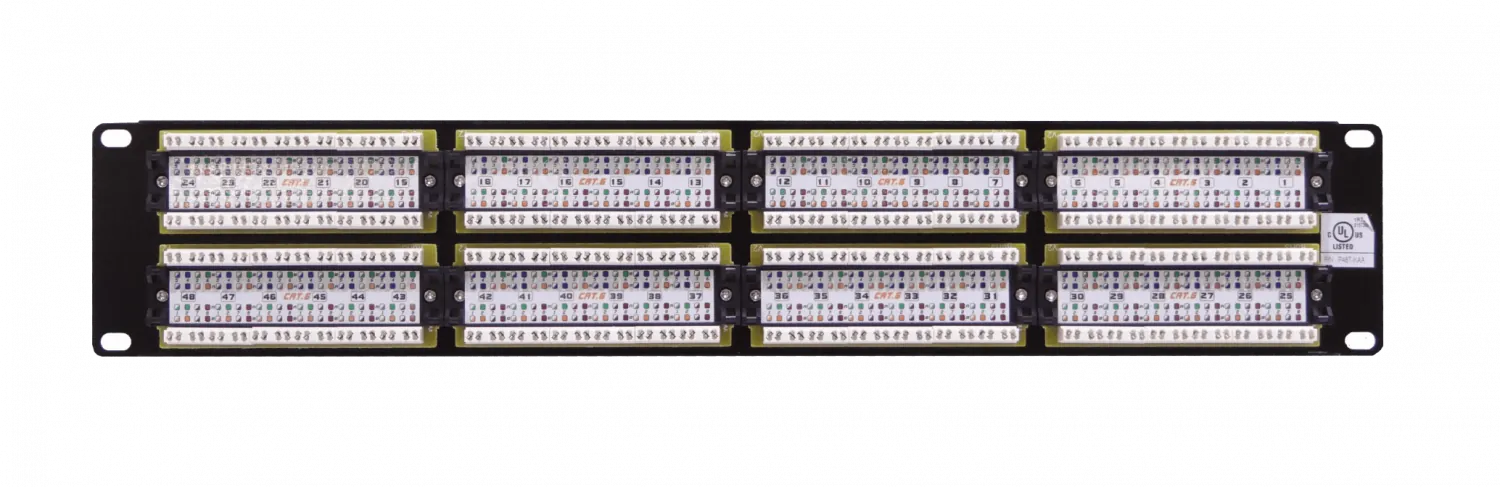 Patch Panel UTP 48-RJ45 Cat6 2U Certific UL 3
