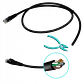 Cable Patch 1mt Cat6 Negro LSZH Inyectado Multifilar - Miniatura 4