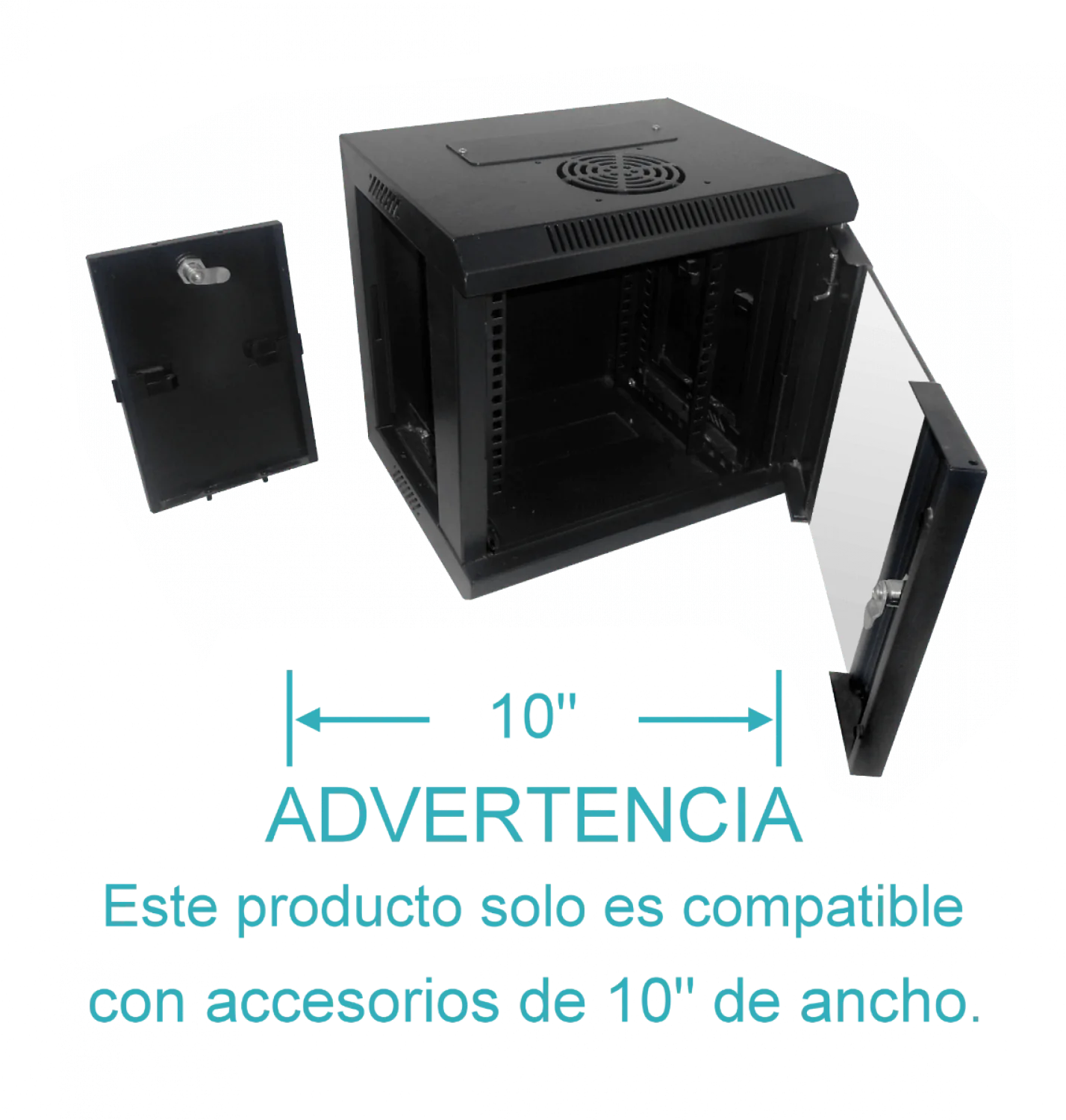 Rack 6U 10 Pulgadas Ancho  30cm Fondo 4