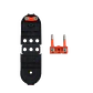 Enchufe Macho NEgro Sin tierra Kalop 10A - Miniatura 3