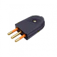 Enchufe Macho c/Tierra  Negro 10A SEC-60477  Kalop - Miniatura 4