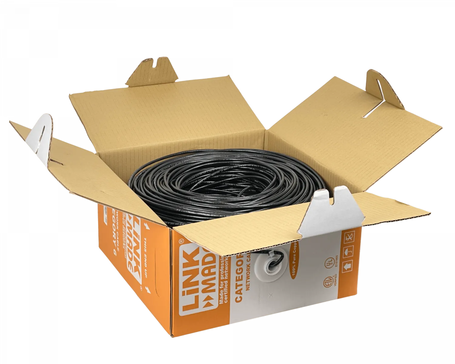 Cable UTP Cat6 300mts Unifilar Exterior PE Cobre  2
