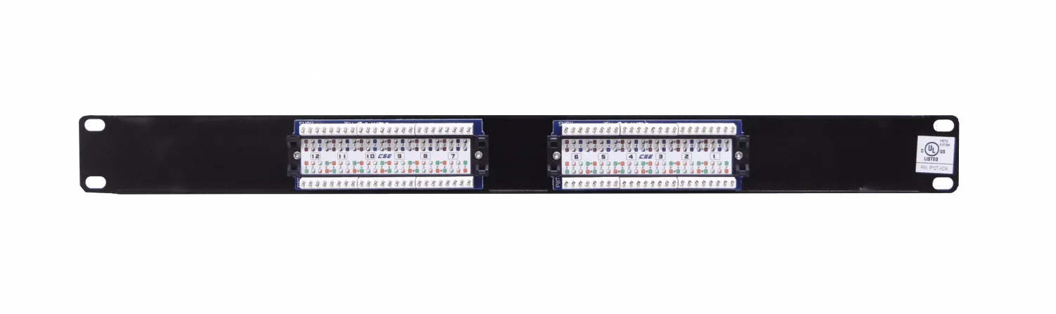 Patch Panel 12-RJ45 Cat5e 1U UL Certific 2