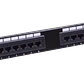 Patch Panel 12-RJ45 Cat5e 1U UL Certific - Miniatura 3